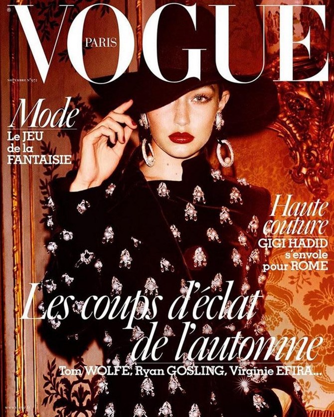 Gigi Hadid za pariški Vogue