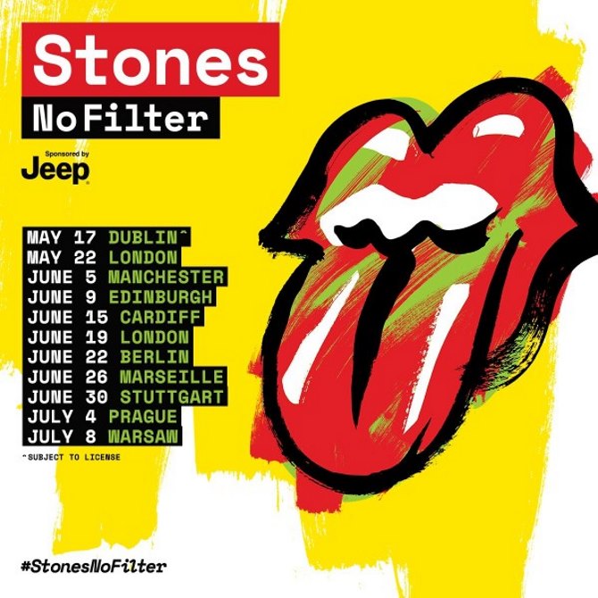 Novi datumi turneje Rolling Stonesa