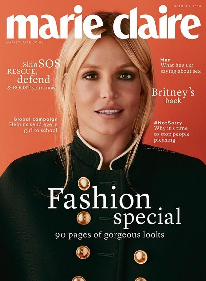 Britney Spears za Marie Claire UK