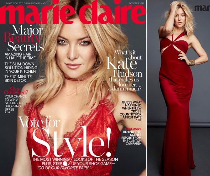 Kate Hudson za Marie Claire