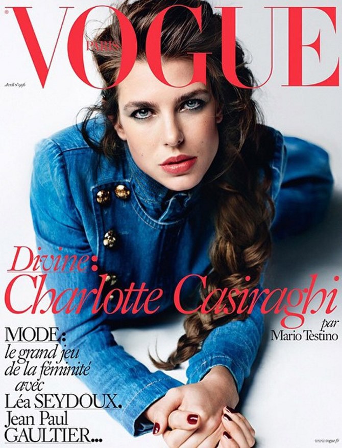 Charlotte Casiraghi za Vogue