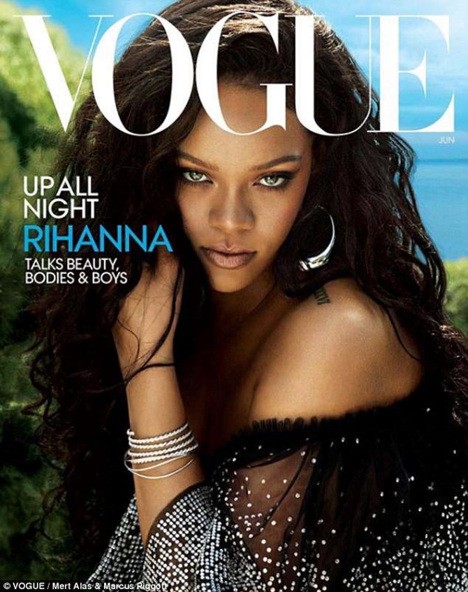 Rihanna na naslovnici Voguea | Foto: Mert & Marcus