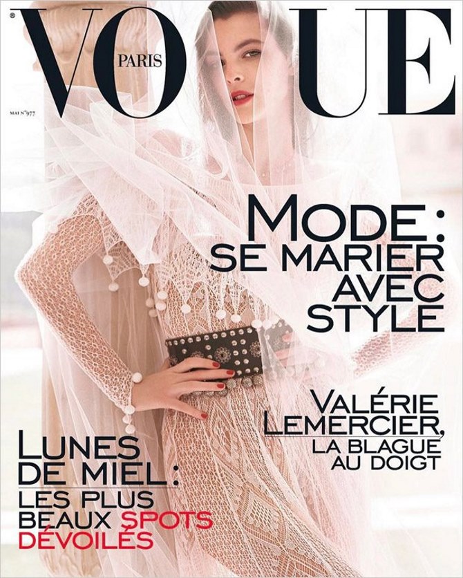 Vittoria Ceretti za pariški Vogue | Foto: Mario Testino