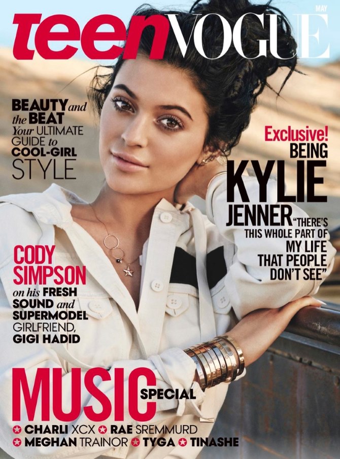 Kylie Jenner za Teen Vogue