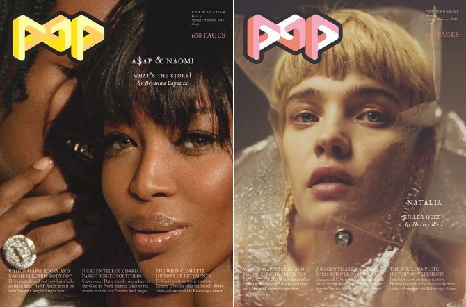 Naomi (lijevo) i Natalia (desno) za POP Magazine
