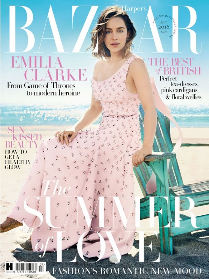 Emilia Clarke za Harper's Bazaar