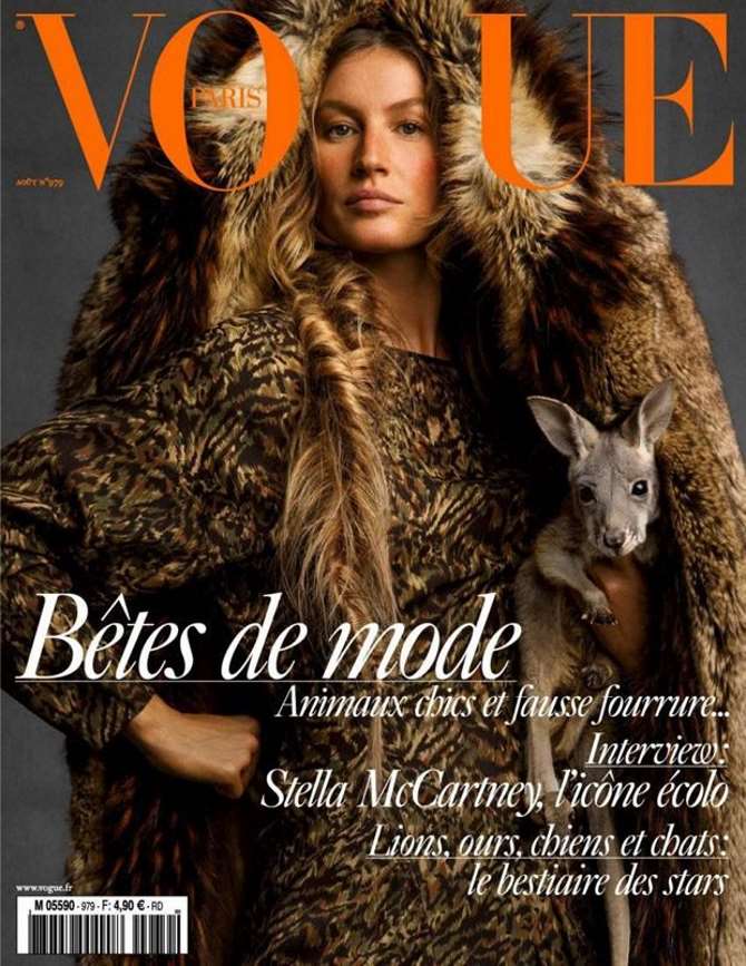 Gisele na kolovoškoj naslovnici francuskog Voguea
