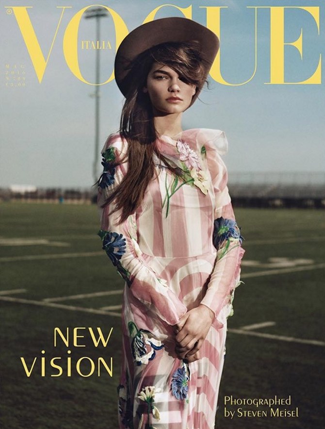 Caitie Greene za talijanski Vogue | Foto: Steven Meisel