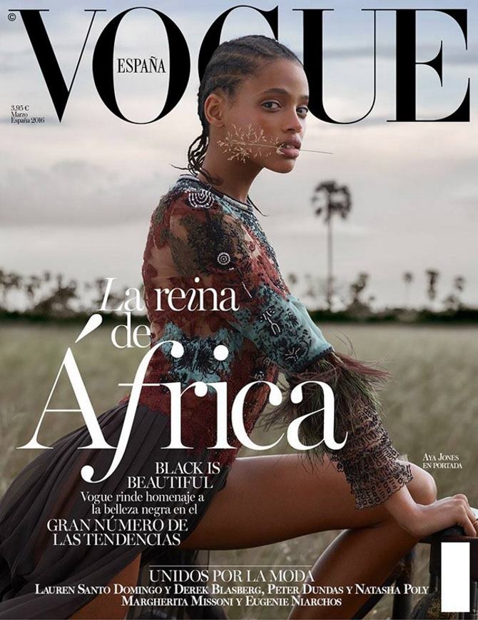 Aya Jones za španjolski Vogue