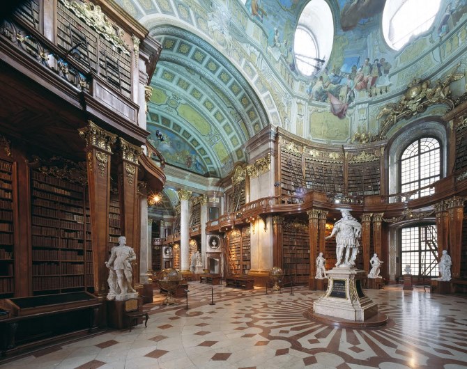 Svečana dvorana Austrijske nacionalne knjižnice | © Hejduk