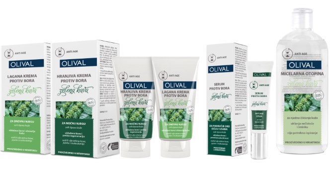 Olival - linija proizvoda s uljem sjemenki zelene kave