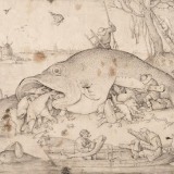 Pieter Bruegel d. Ä., Die großen Fische fressen die kleinen, 1556 © Albertina, Wien