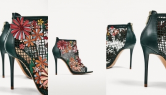 Modni trendovi u Zarinoj verziji: Mrežaste sandale sa cvijećem