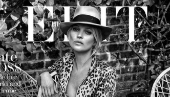 Kate Moss: U leopardovom kostimu i sa šeširom za The Edit