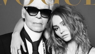 Karl Lagerfeld i 66 godina mlađa Lily-Rose Depp za Vogue