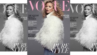 Kate Moss po četrdeseti put na naslovnici britanskog Voguea