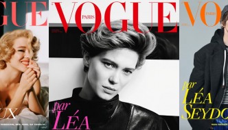 Léa Seydoux na trostrukoj naslovnici Voguea