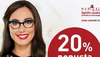 Monokl: Nova kolekcija dioptrijskih naočala uz 20% popusta