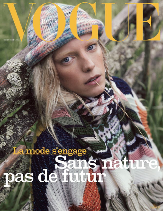 Erika Linder za Vogue. Foto: Mikael Jansson