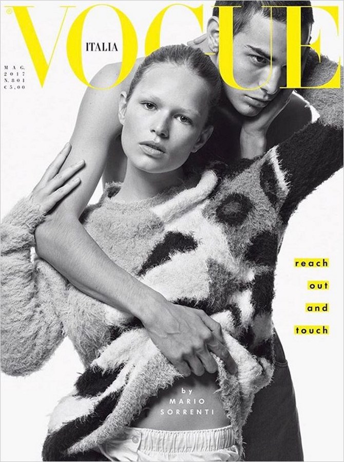 Anna Ewers i David Friend za talijanski Vogue