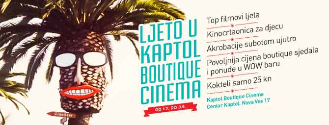 Ljeto u kinu Kaptol Boutique Cinema