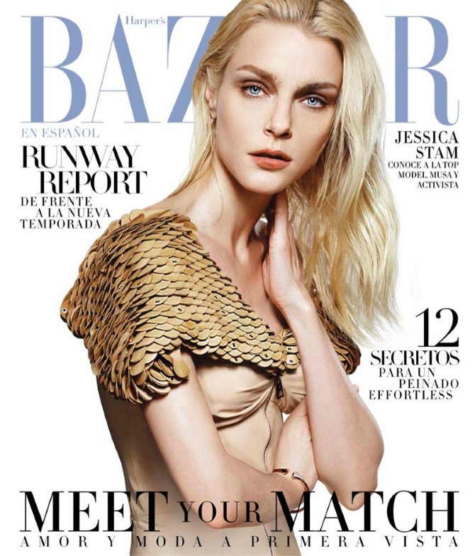 Jessica Stam za Harper's Bazaar