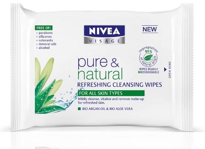 Maramice za čišćenje Nivea Pure & Natural