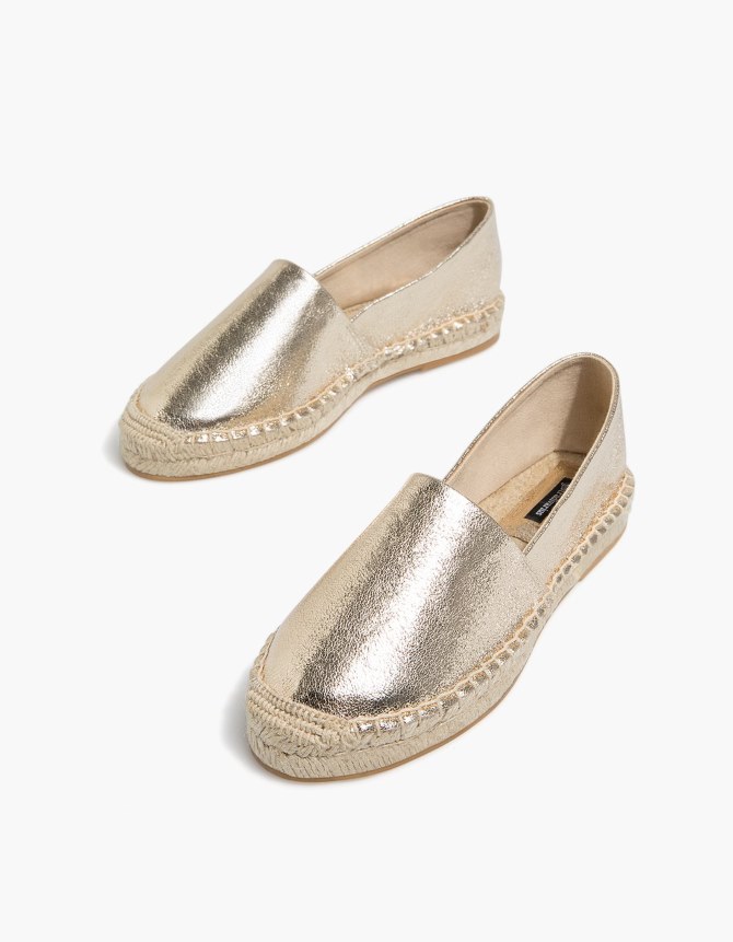 Zlatne espadrile, 179,90 kn, Stradivarius