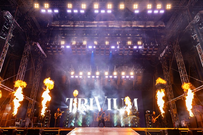 Trivium na Nova Rock festivalu, 2026. Foto: Srečko Zajec, CroModa