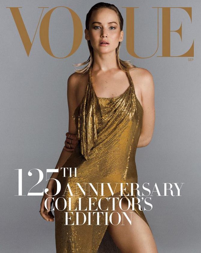 Jennifer Lawrence u Versace haljini za Vogue | Foto: Inez and Vinoodh