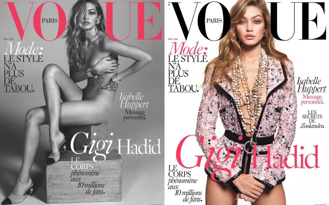Gigi Hadid na naslovnicama pariškog Voguea