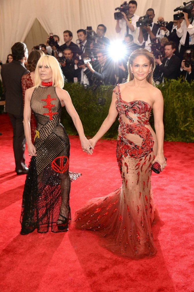 Donatella Versace i Jennifer Lopez