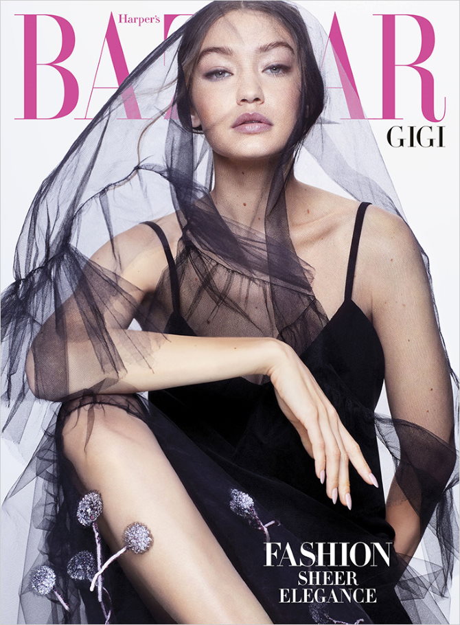 Gigi Hadid na naslovnici Harper's Bazaara