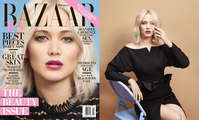 Jennifer Lawrence za Harper's Bazaar | Foto: Mario Sorrenti