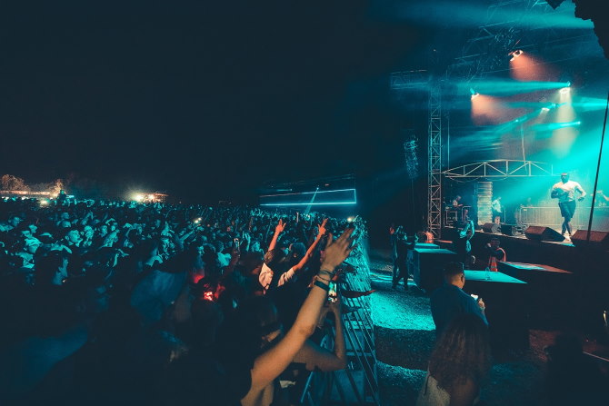 Bugzy Malone na The Clearingu, glavnoj pozornici festivala. Foto: Daniel Kiršić