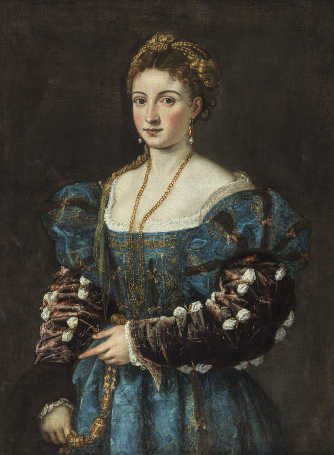 Tizianov portret 'La Bella' iz galerije Uffizi © Galleria Palatina e Appartamenti Reali di Palazzo Pitti