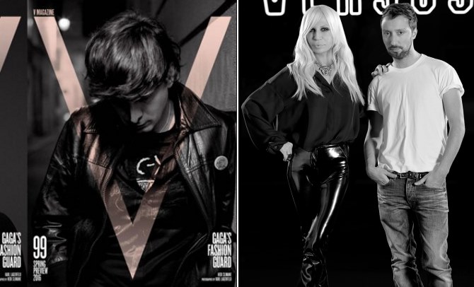 Hedi Slimane (lijevo) i Antony Vaccarello (desno) | Foto: V Magazine / Versus