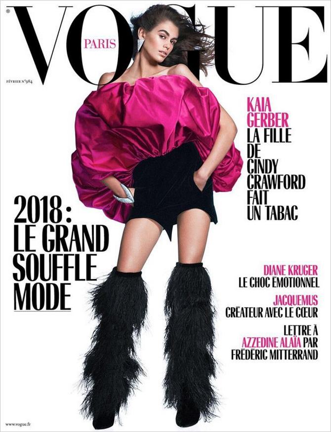 Kaia Gerber za pariški Vogue | Foto: David Sims