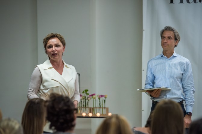 Prim.dr. Sanja Gregurić i Cyrille Telinge, osnivač Novexperta