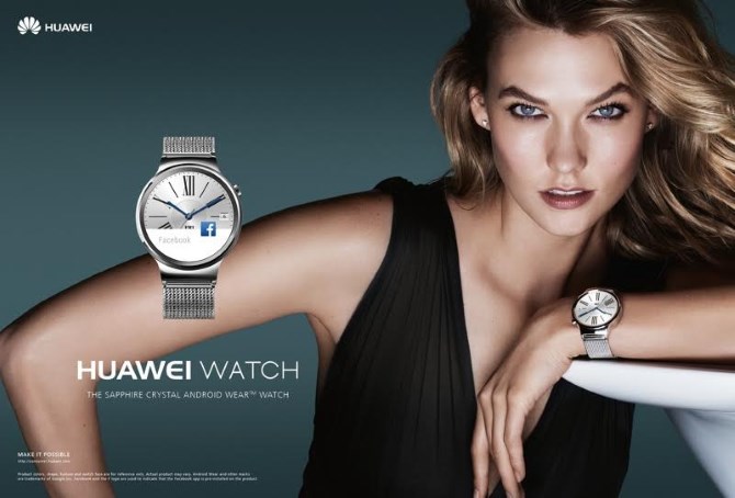 Karlie Kloss za Huawei Watch