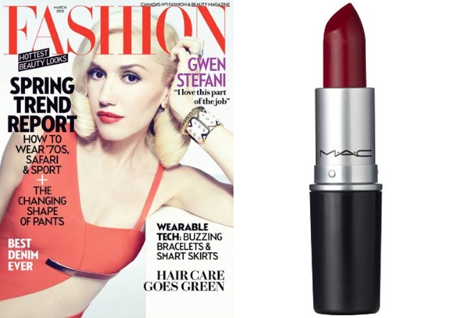 Gwen Stefani i MAC Russian Red