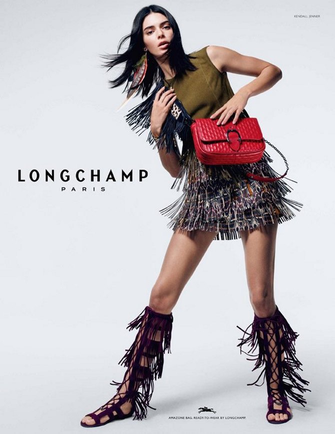 Kendall Jenner za Longchamp