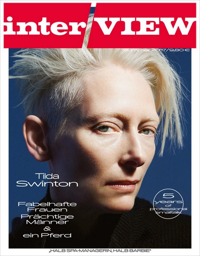 Tilda Swinton za Interview