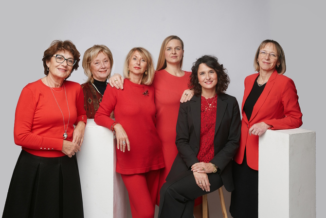 Svjetlana Šupe, Zdravka Poljaković, Vesna Kunej, Dinah Vodanović, Marina Roje Bedeković i Arijana Lovrenčić-Huzjan. Foto: Zvonimir Ferina