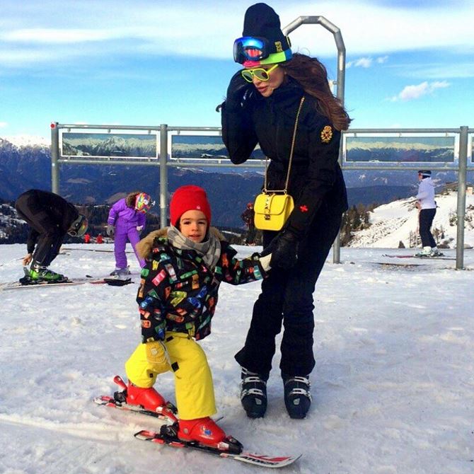 Severina i Aleksandar u Nassfeldu | Foto: Instagram (@severina)
