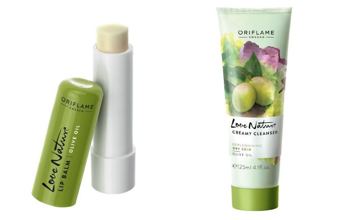 Oriflame Love Nature: Balzam za usne (lijevo) i sredstvo za čišćenje lica (desno)