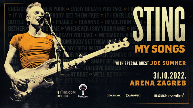 Sting stiže u Arenu. Foto: Promo