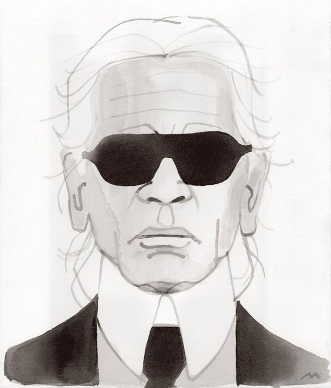 Karl Lagerfeld | Foto: Mats Gustafson / WSJ. Magazine