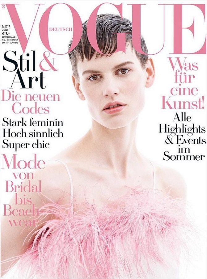 Saskia de Brauw za njemački Vogue