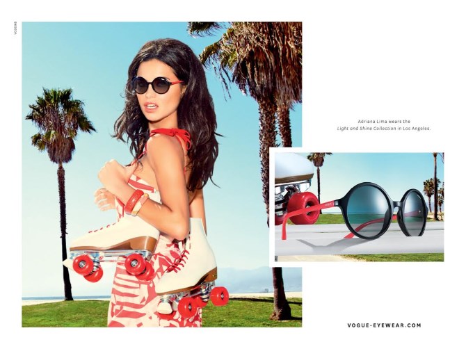 Adriana Lima za Vogue Eyewear | Foto: Ellen von Unwerth